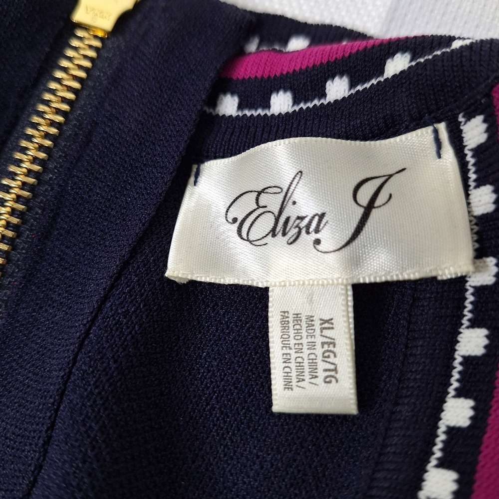 Eliza J light academia core a-line knit dress size XL - Picture 7 of 7
